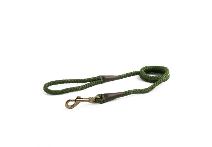 Ancol Heritage Rope Lead Green