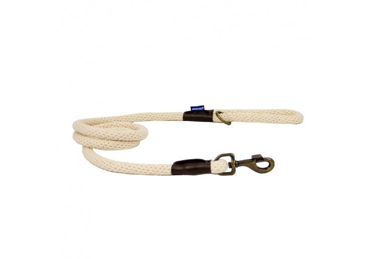 Ancol Heritage Cotton Rope Lead Natural