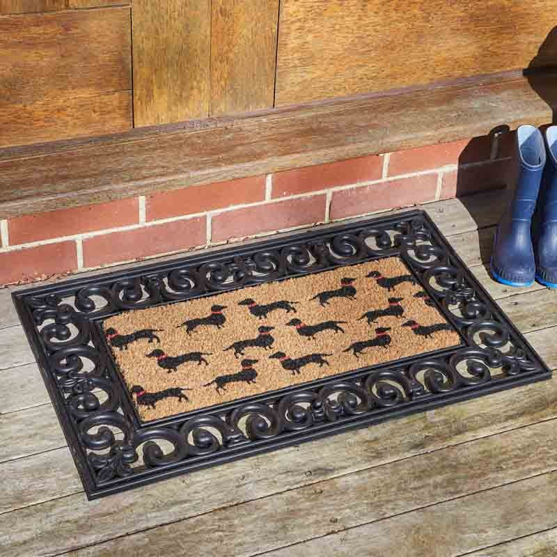 Smart Garden Dogs Decoir Mat 23x53cm - Natural Coir Door Mat Insert