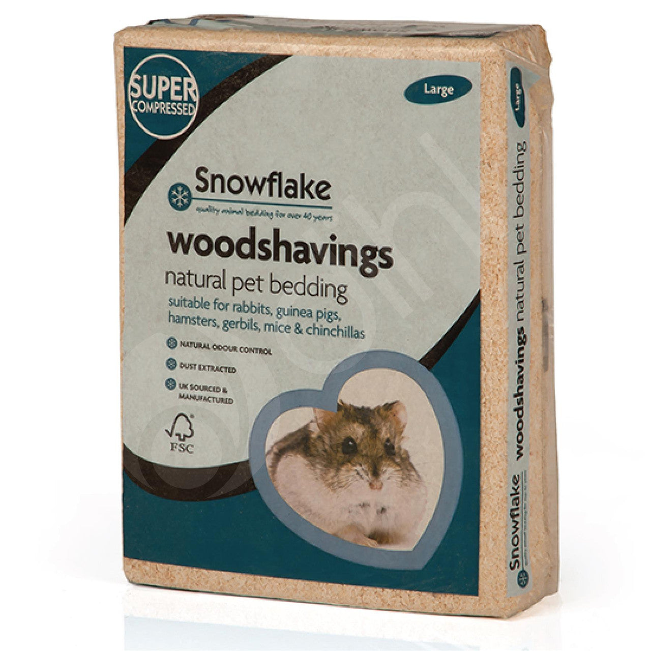 Snowflake Large Pet Shavings – 3.5kg Dust Extracted Small Animal Bedding