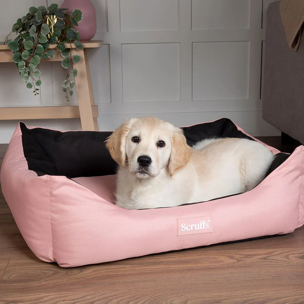 Scruffs Expedition Box Bed Medium Rose Quartz 60x50cm