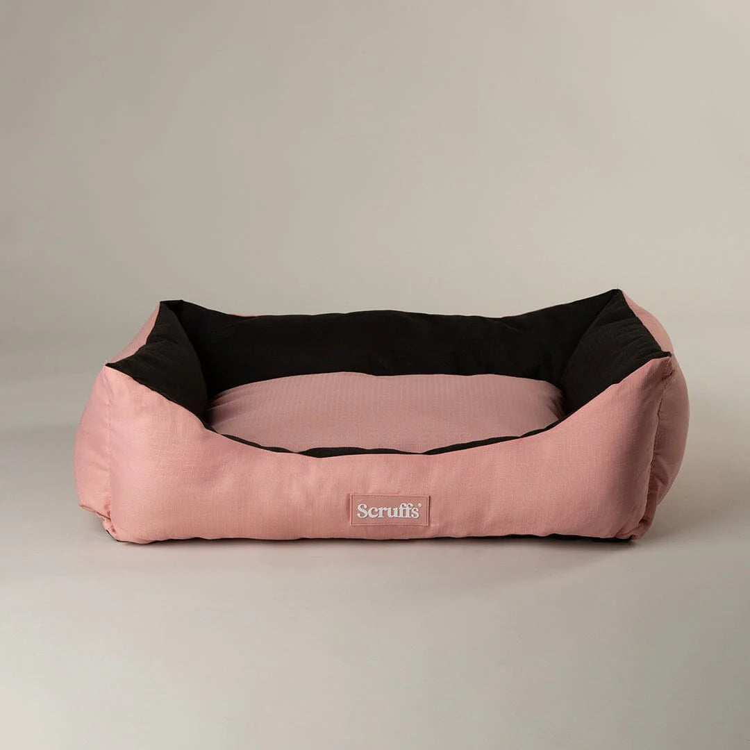 Scruffs Expedition Box Bed Large – Rose Quartz 75cm x 60cm