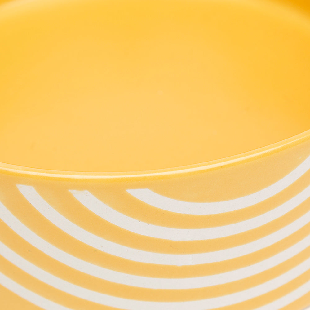 Scruffs Aztec Food Bowl 15cm Sunflower