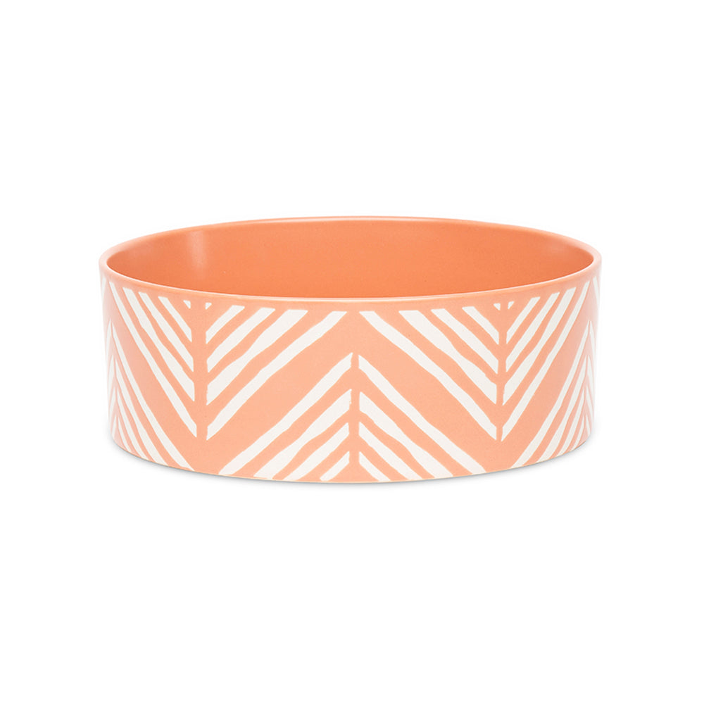 Scruffs Aztec Dog Food Bowl 15cm Terracotta
