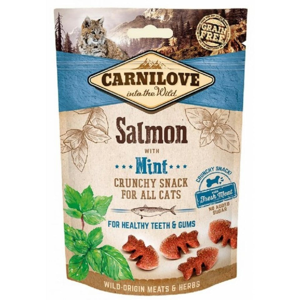 CARNILOVE Salmon with Mint Cat Treat 50g Natural Cat Snack