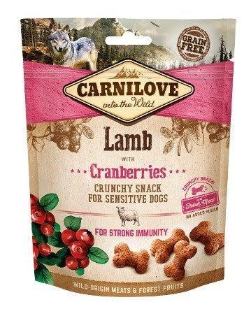 CARNILOVE Lamb with Cranberries Dog Treat 200g Natural Dog Snack