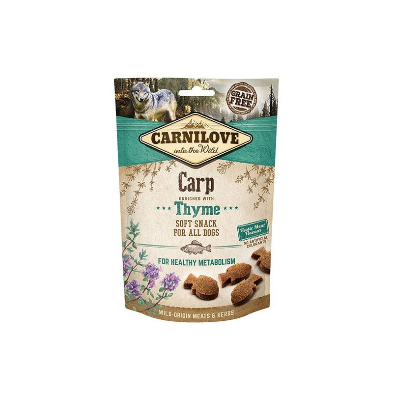 CARNILOVE Carp with Thyme Dog Treat 200g Natural Dog Snack