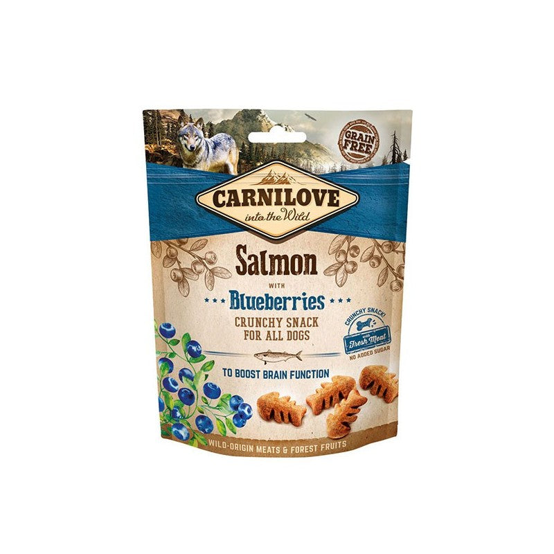 CARNILOVE Salmon with Blueberries Dog Treat 200g Natural Dog Snack