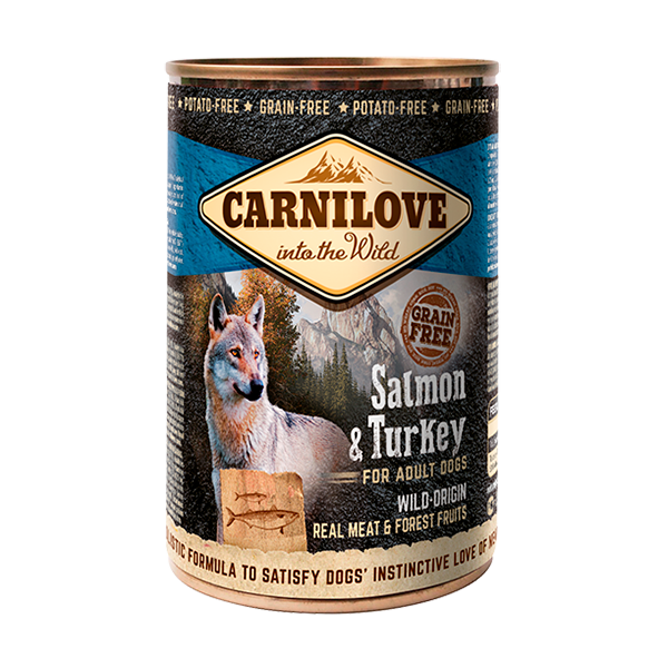 CARNILOVE Salmon & Turkey 400g Wet Dog Food