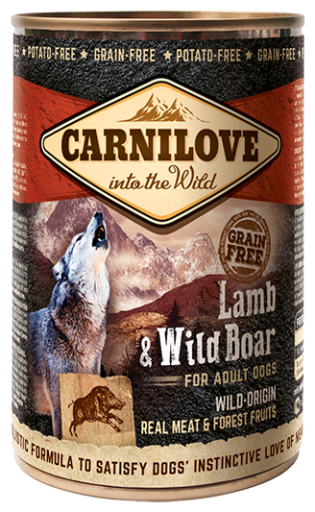 CARNILOVE Lamb & Wild Boar 400g Wet Dog Food
