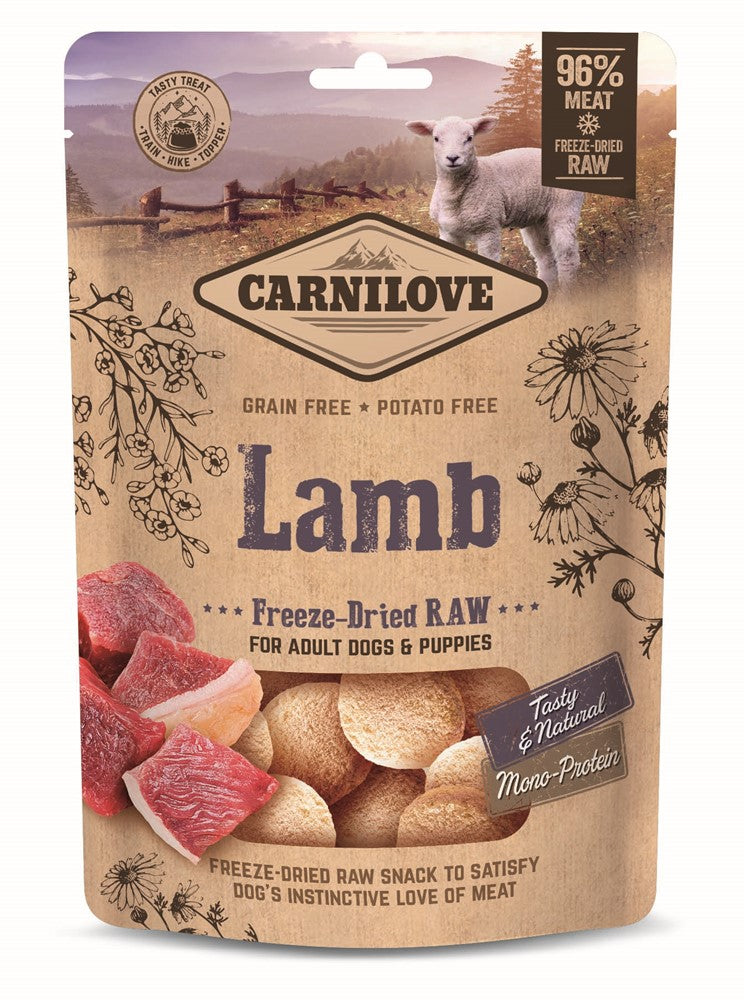 CARNILOVE Freeze Dried Raw Treats Lamb Natural Pet Treat