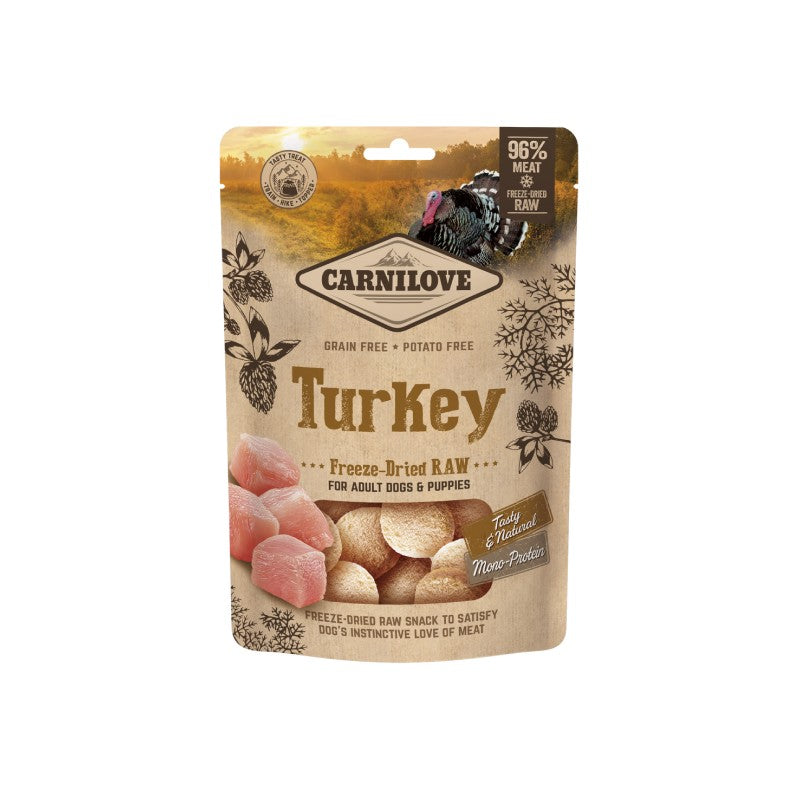 CARNILOVE Freeze Dried Raw Treats Turkey Natural Pet Treat