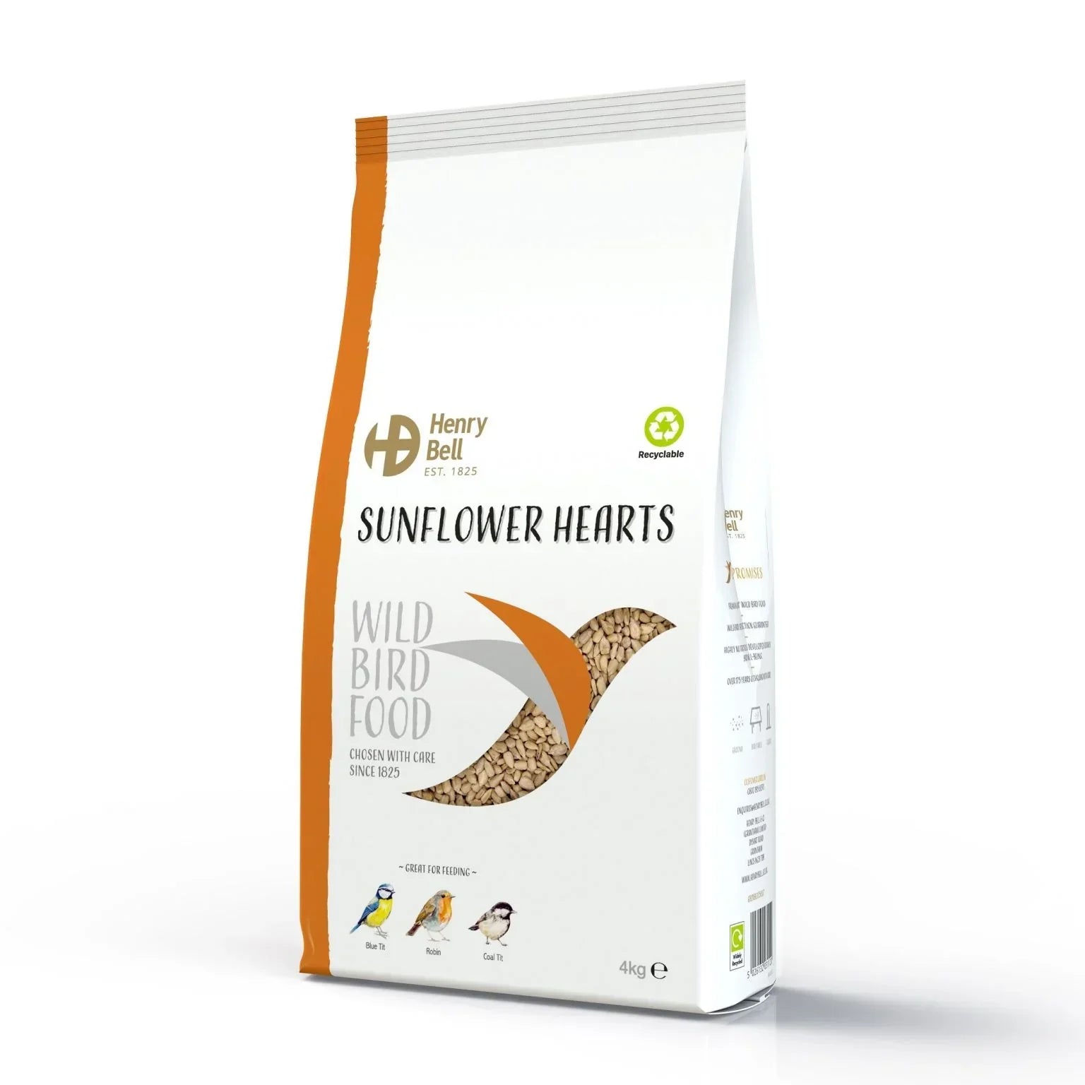 Henry Bell Sunflower Hearts Wild Bird Food 4kg