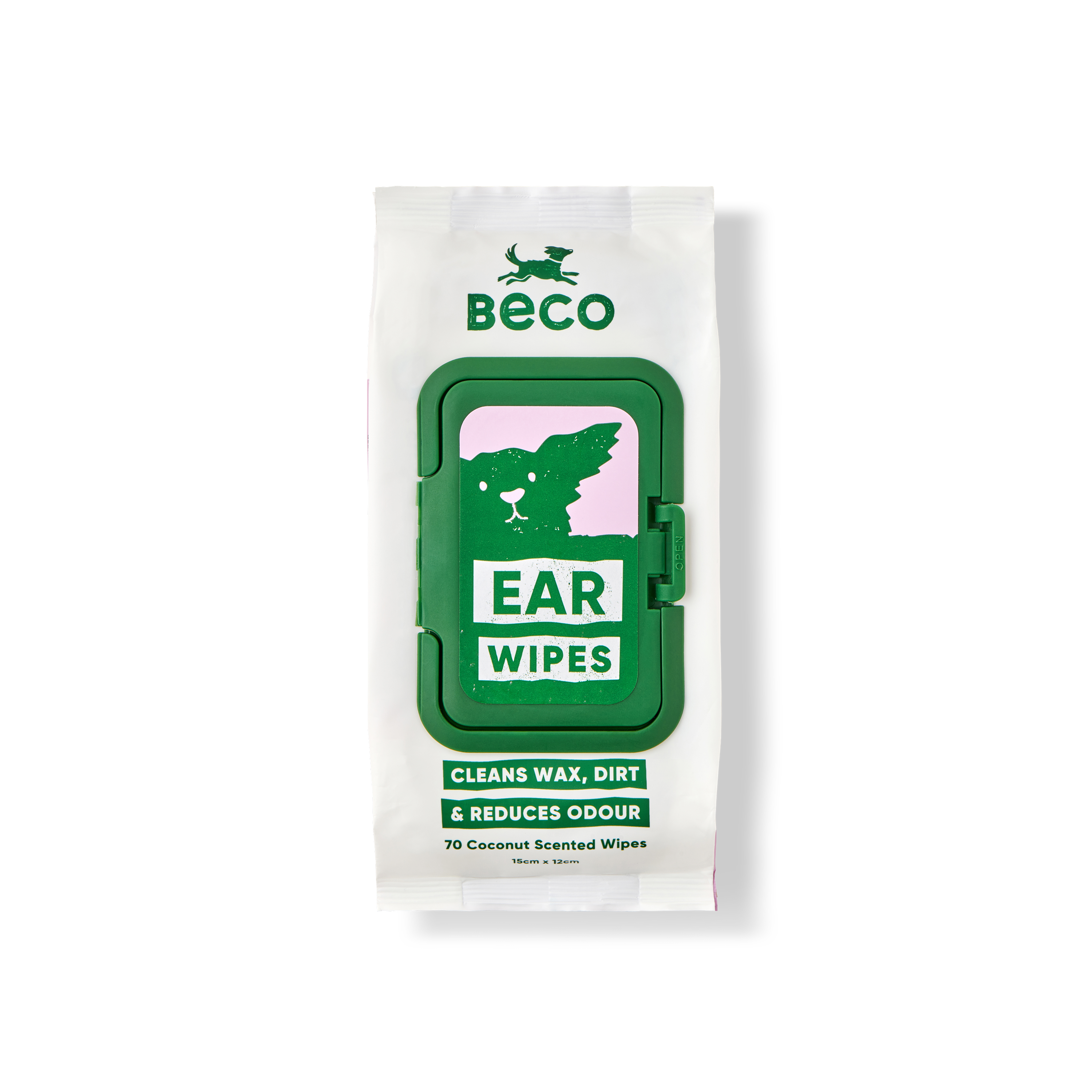 BECO EAR WIPES 70 PK COCONUT