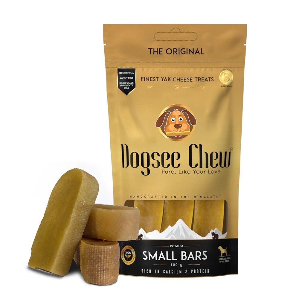 Dogsee Dog Chew Bars Medium Natural Yak Cheese Dog Treat Long Lasting Chew
