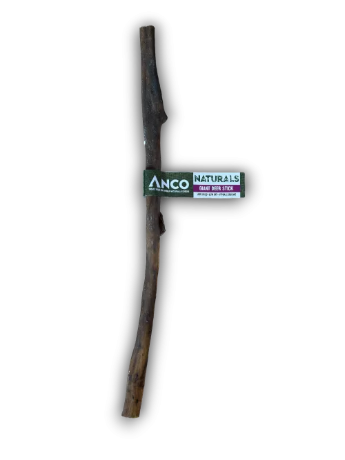 Anco Naturals Hairy Red Deer Sticks Dog Treats – 100% Natural Deer x10