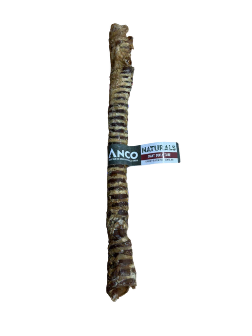 Anco Naturals Bully Tubes Dog Treats – 100% Beef Trachea Chews