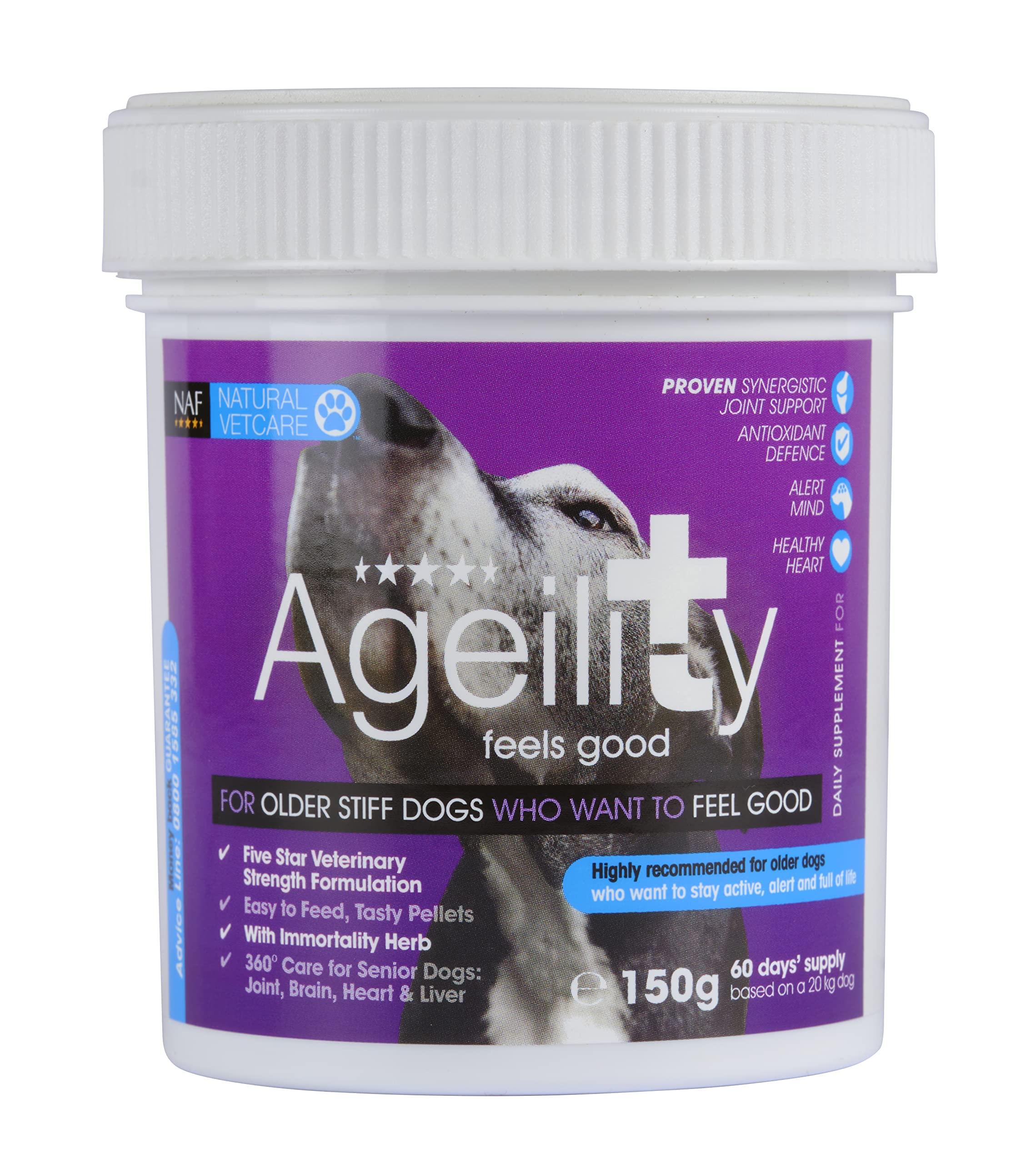 Natural VetCare Ageility Supplement for Senior Dogs (150g)