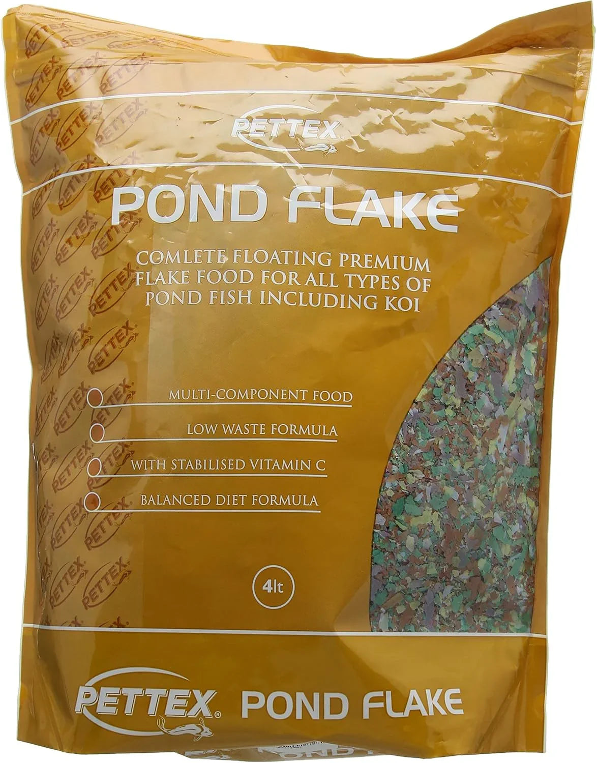 Pettex Hi-pro Pond Flake 4 Litre - Animall