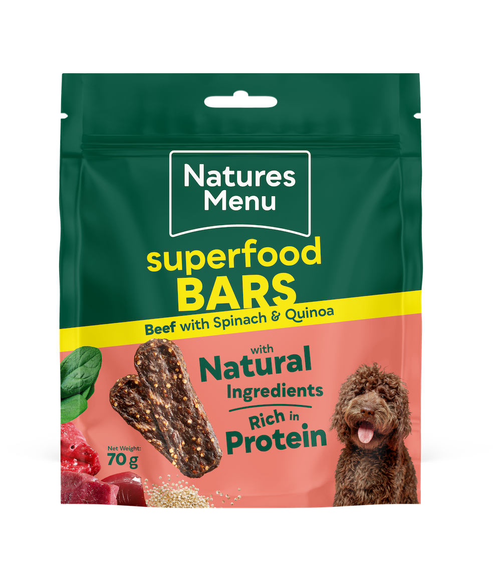 Natures Menu Country Hunter Superfood Bar - Beef with Spinach & Quinoa, 70g