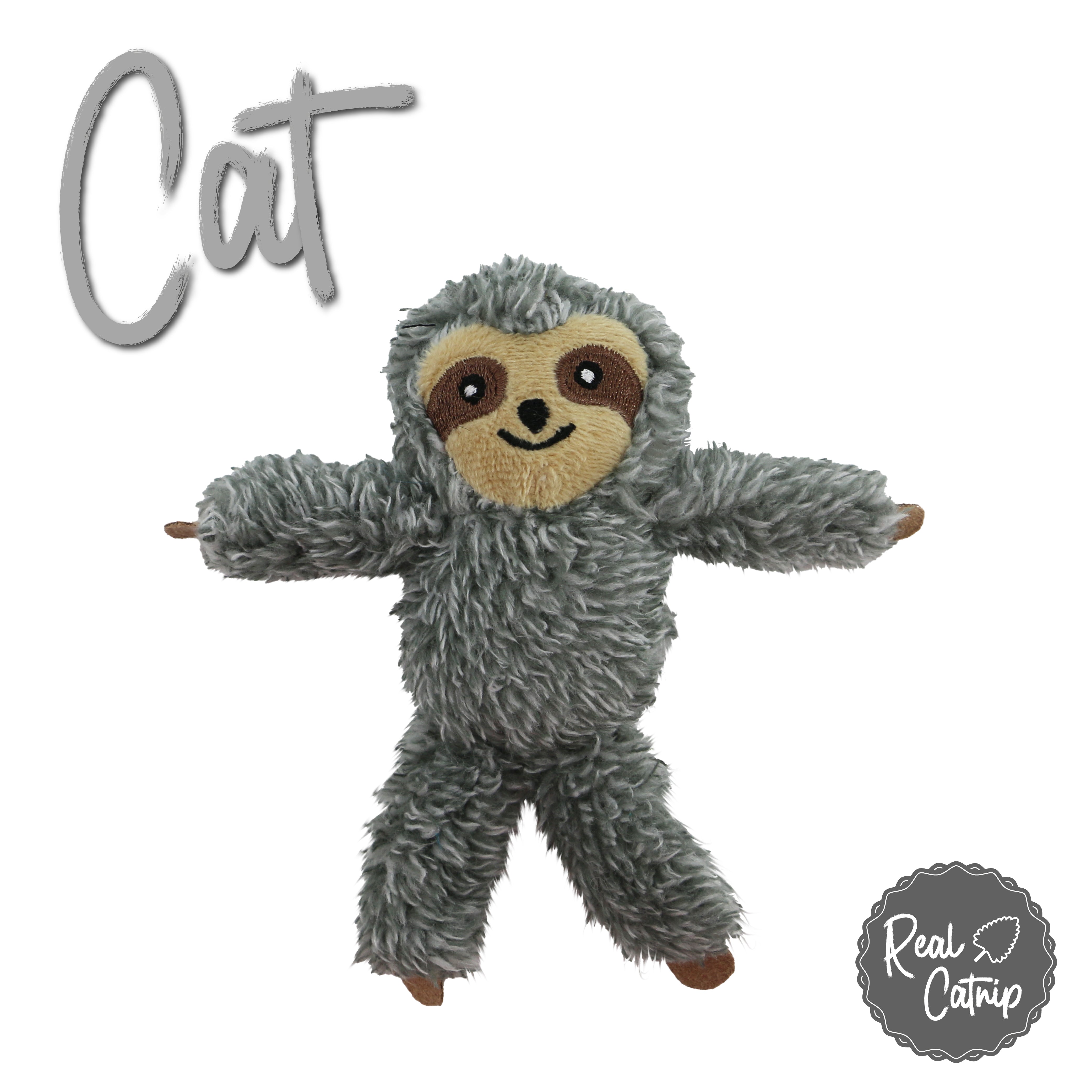 Ancol Sophie Sloth Cat Toy – Catnip-Infused, Multi-Texture Play Toy