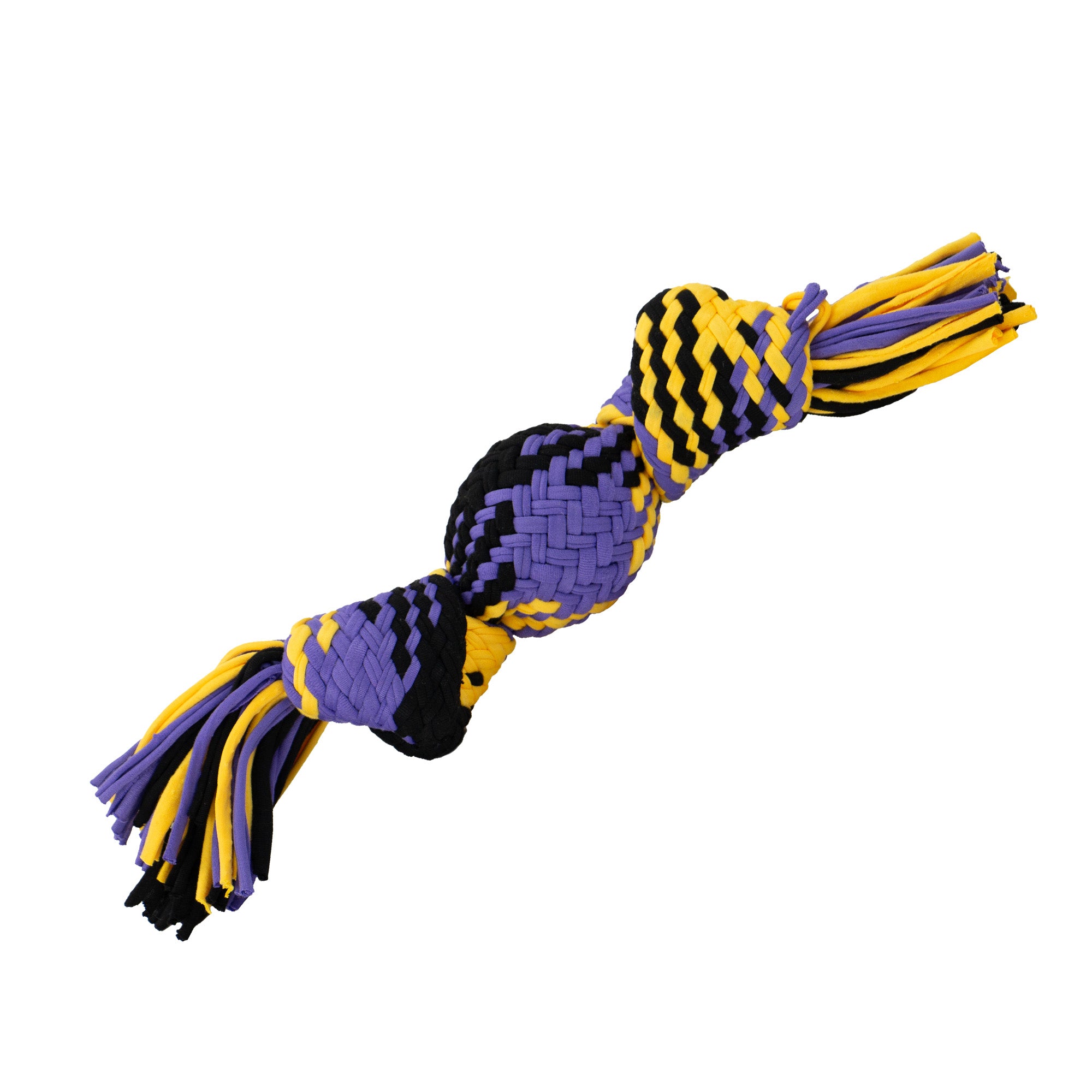Ancol Playtime Squeak T-Shirt Rope Ball Medium