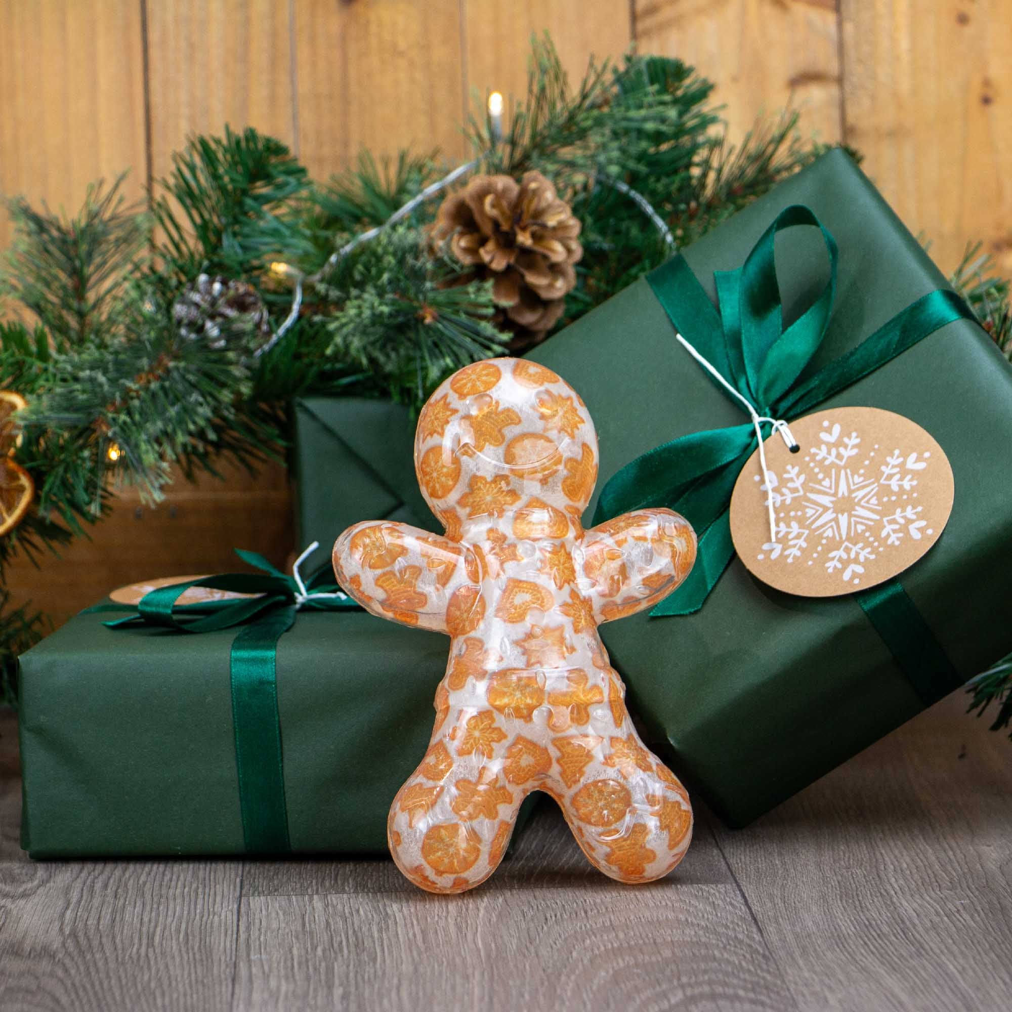 Ancol Squeaky Gingerbread festive plush dog toy