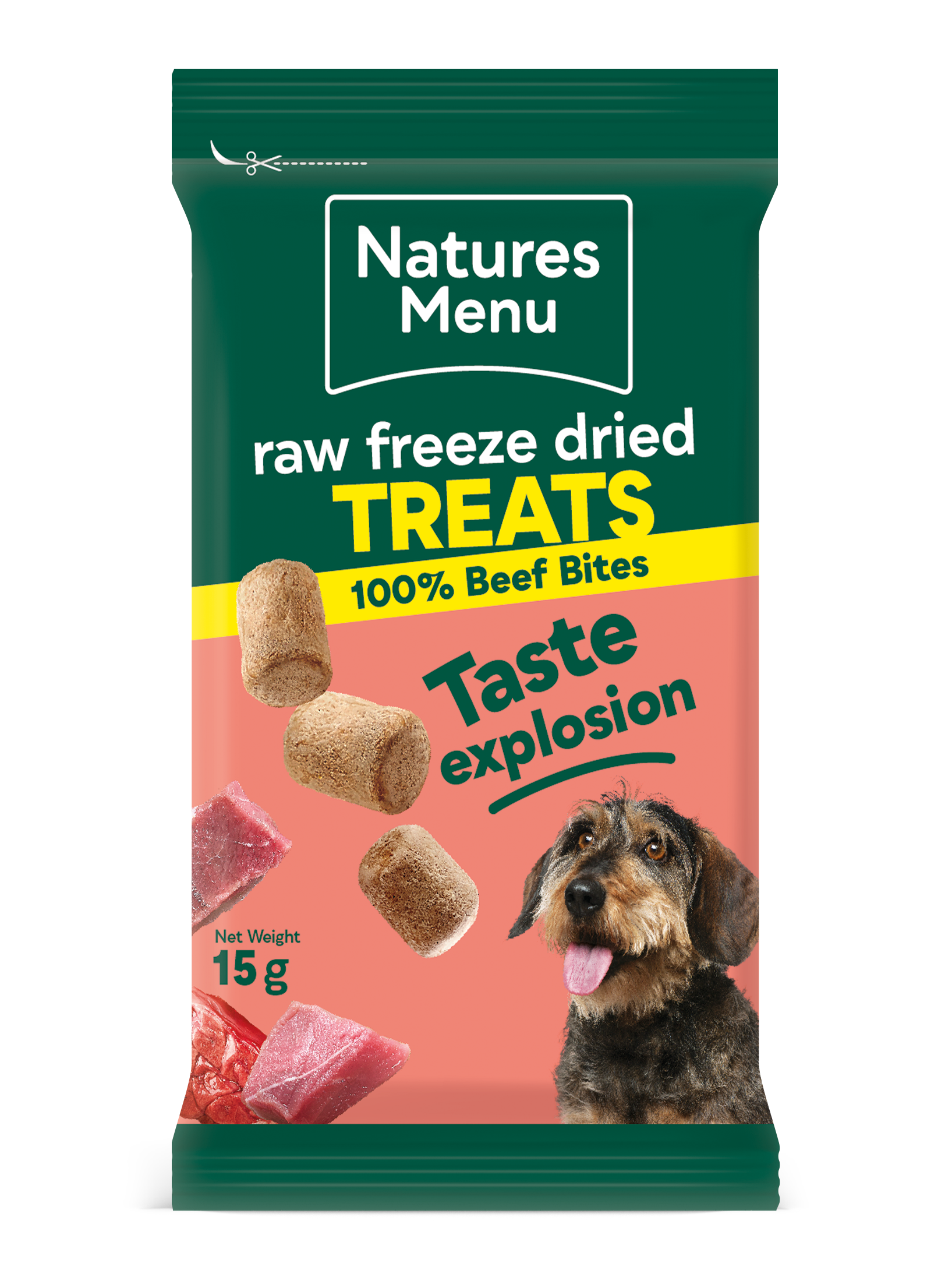 Natures Menu Freeze Dried Bites Beef 15g