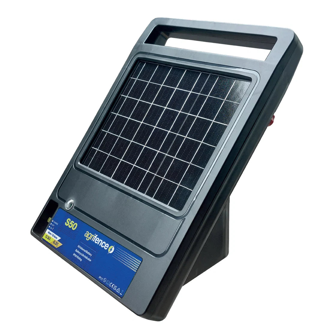 Agrifence S50 Solar Powered Electric Fence Energiser (0.5J) – Up to 4,000m Fenceline