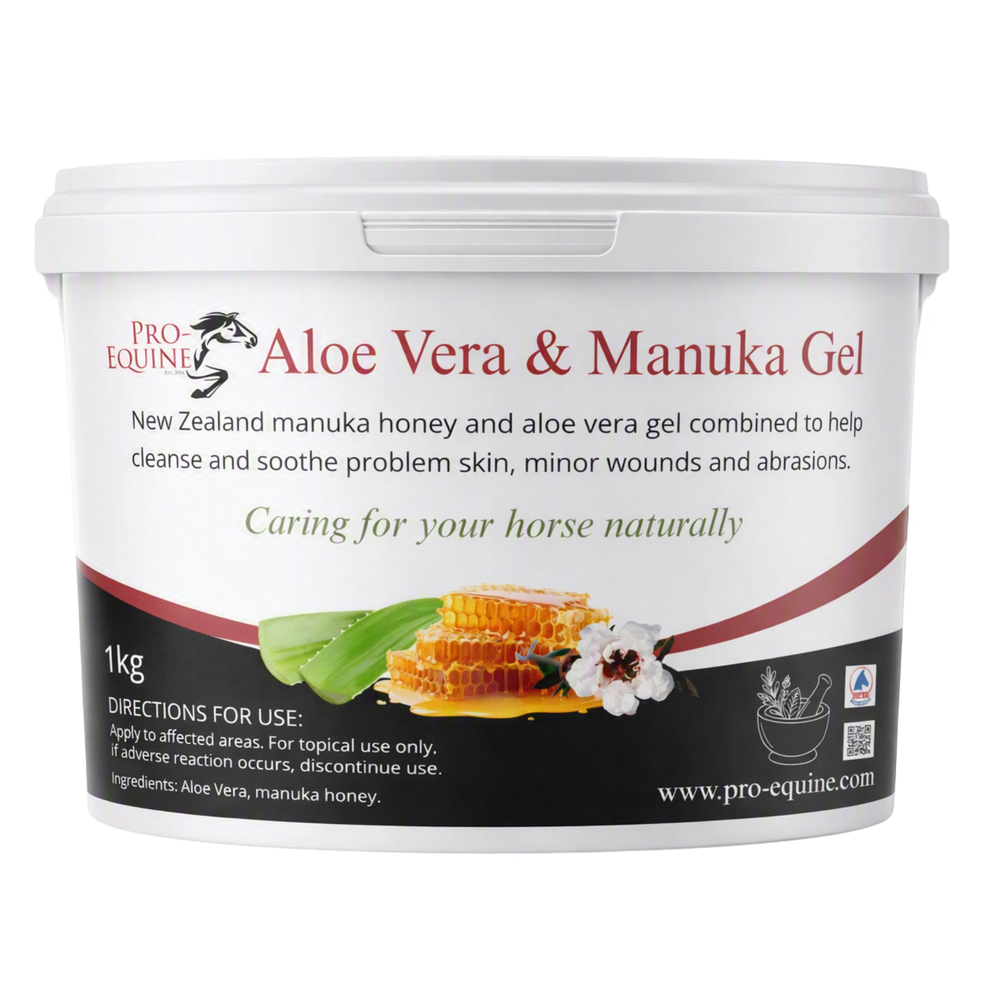 Pro-Equine Aloe Vera & Manuka Gel – 150g, Wound Care Gel for Horses
