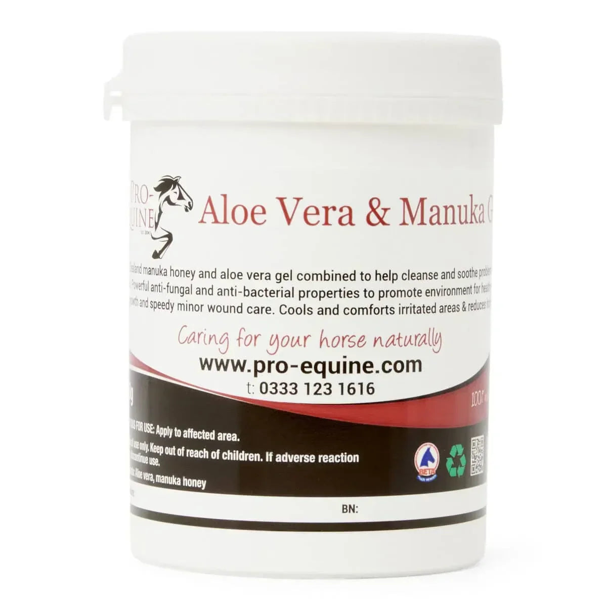 Pro-Equine Aloe Vera & Manuka Gel 300g – Soothing Horse Skincare