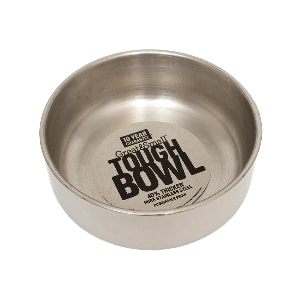 Great & Small Double Walled Stainless Steel Pet Bowl – Large