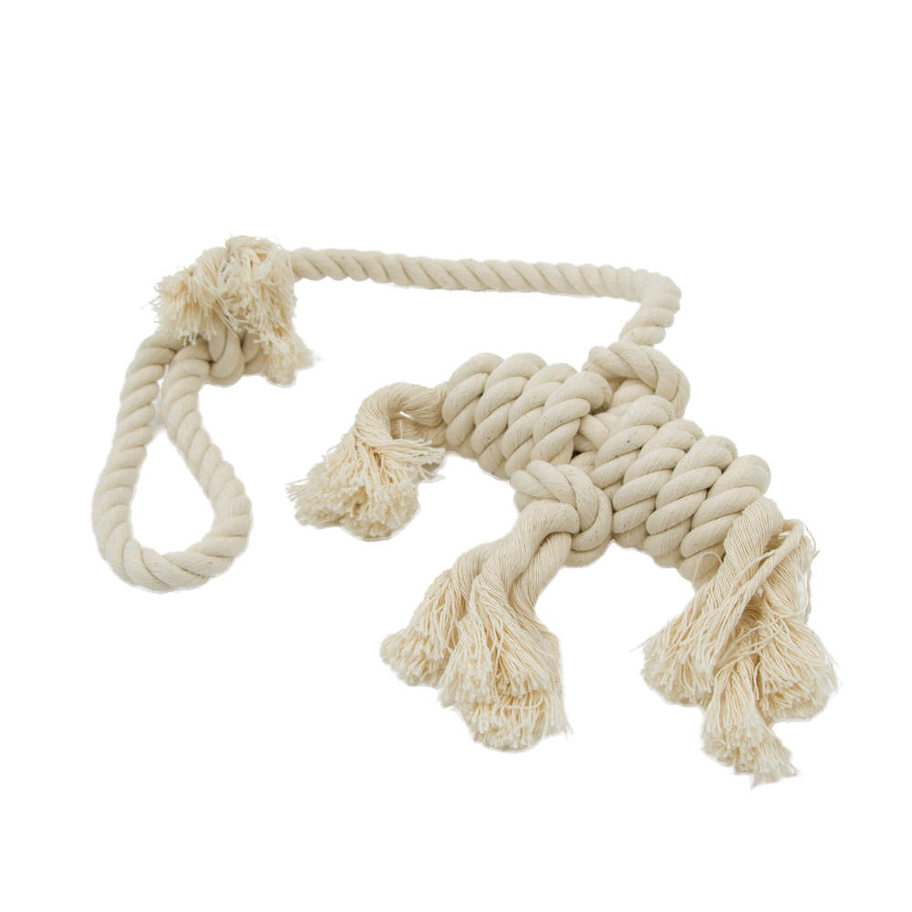 Great & Small 100% Cotton Knotted Rope Tug – 38cm Dog Toy