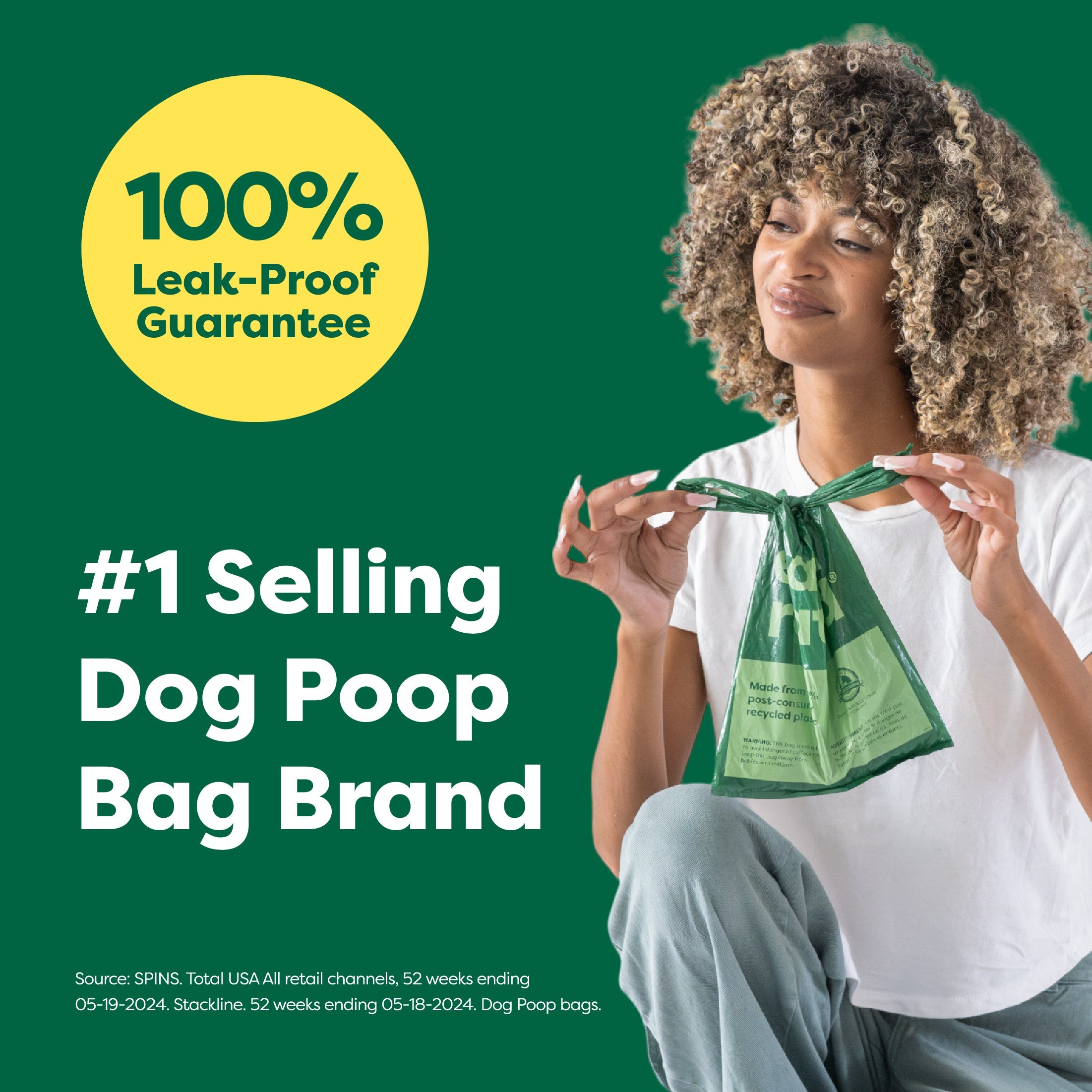 Earth Rated Poo Bags 120 Tie Handles Unscented