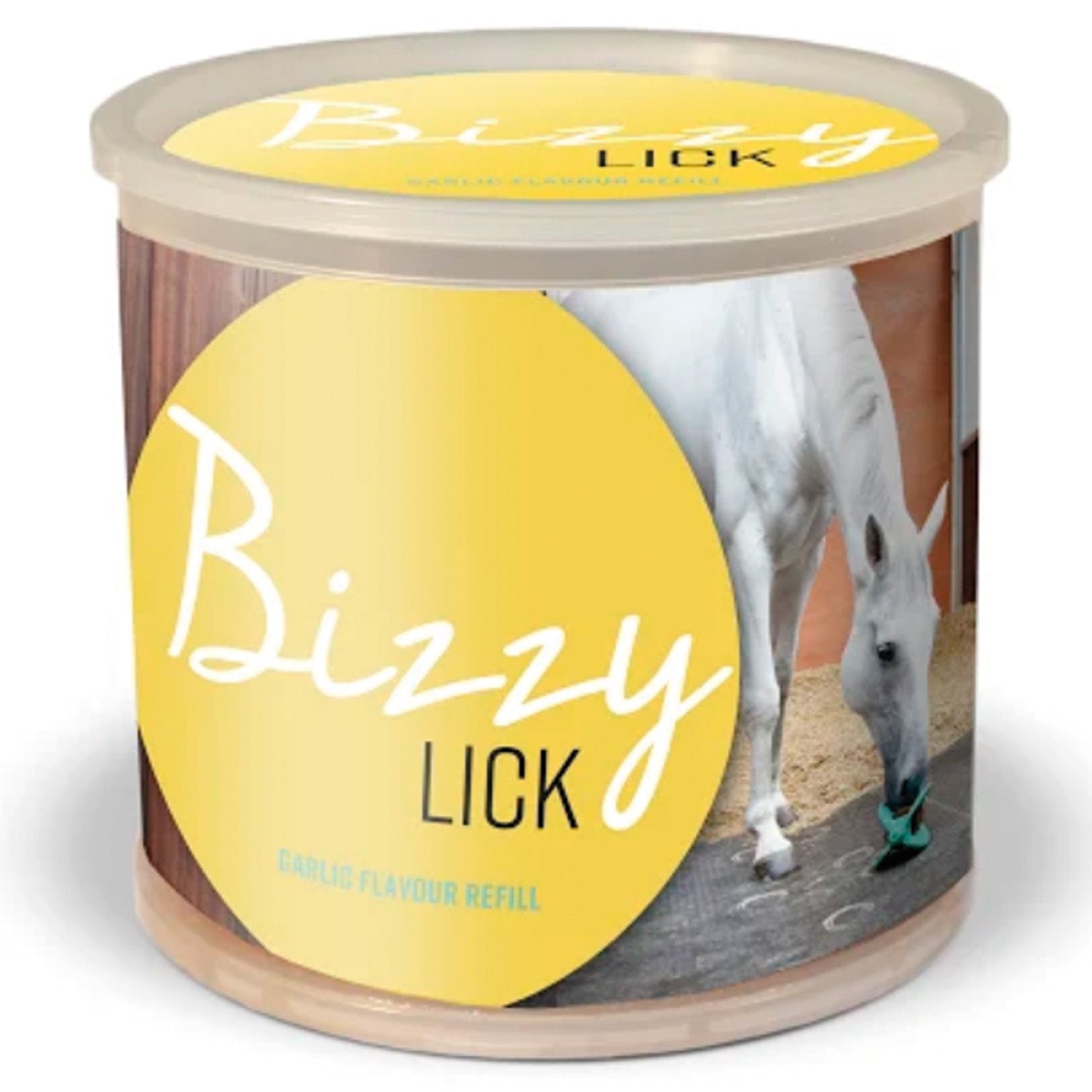 Bizzy Horse Bizzy Lick Refill – Garlic 1kg, Boredom Lick for Horses