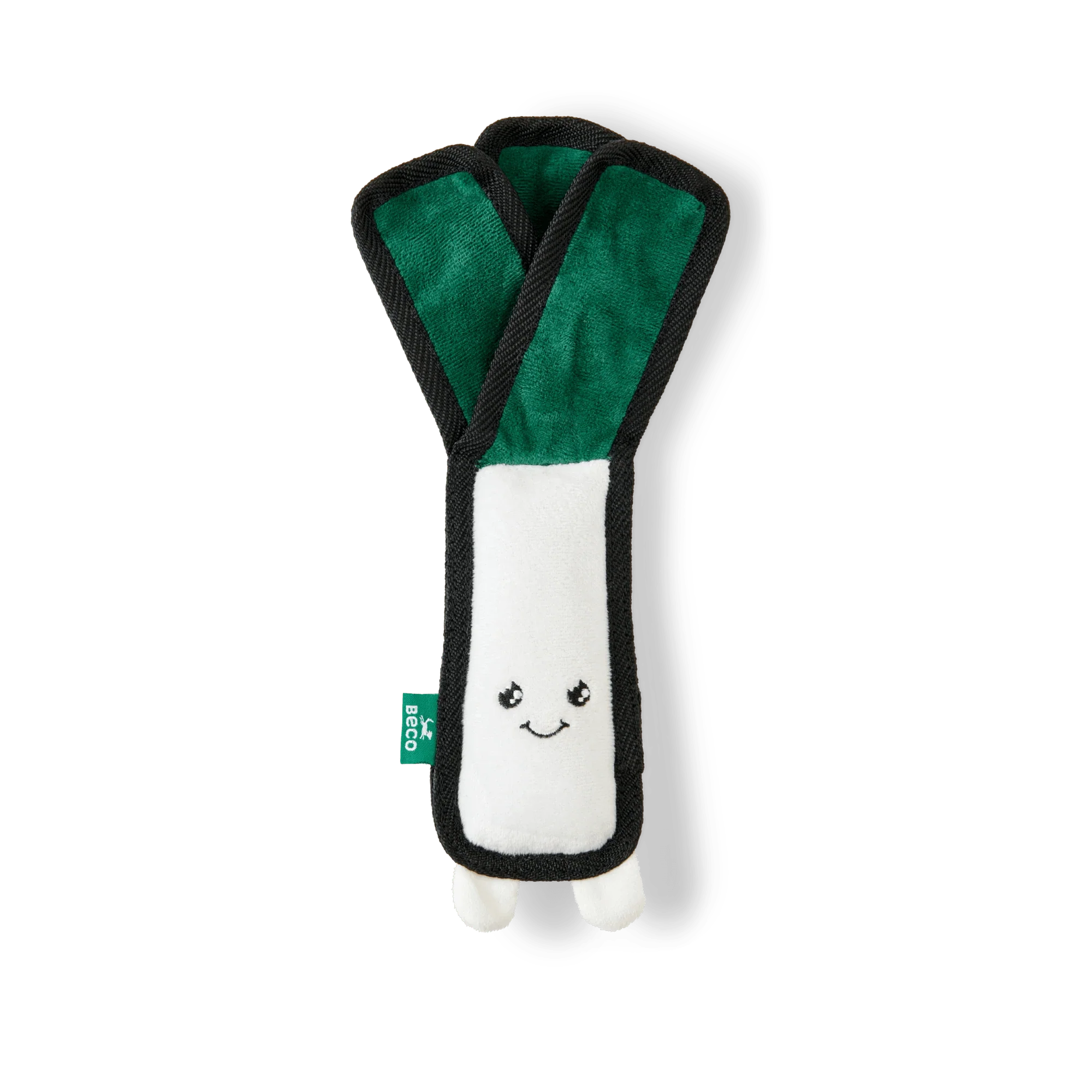 Beco plush leek dog toy, medium