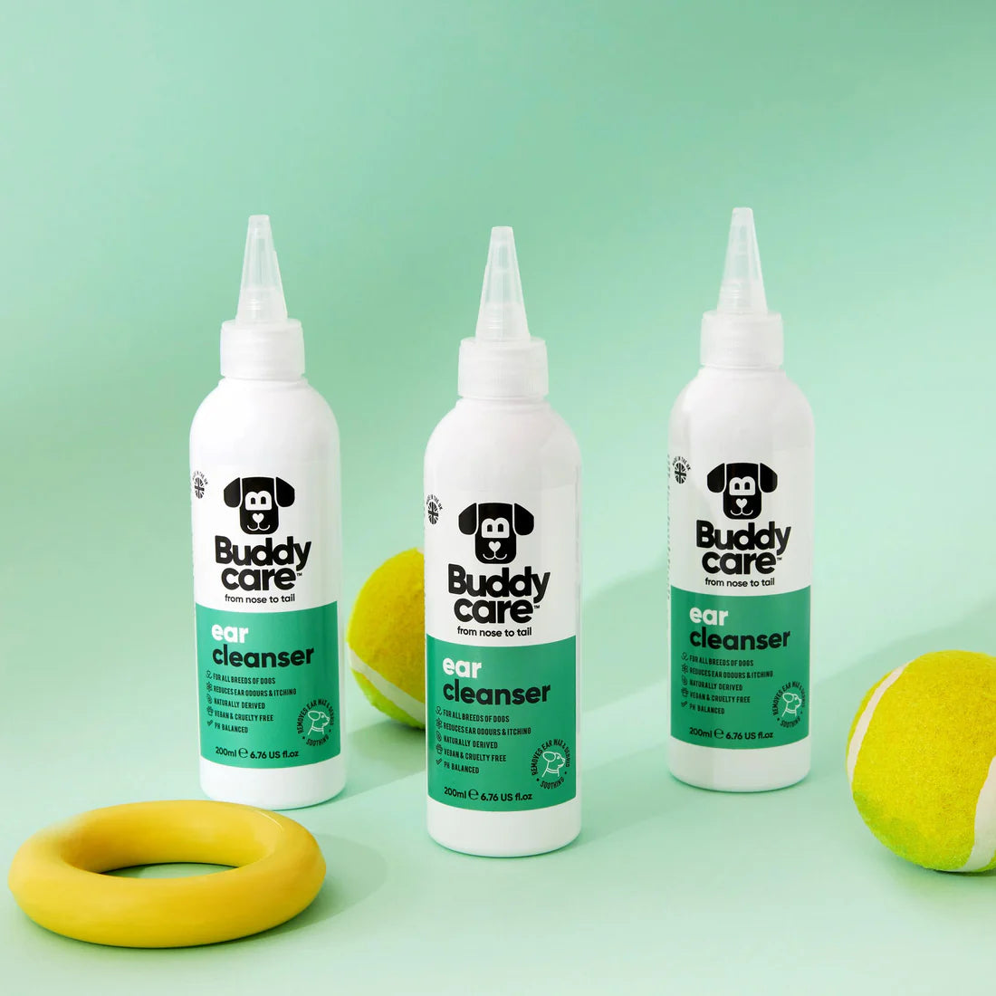 Buddycare Antibacterial Ear Drops for Pets – 200ml