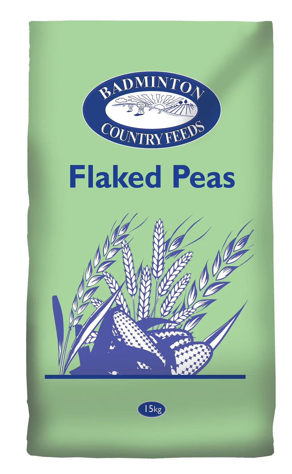 Badminton Flaked Peas 15kg – Highly Digestible Protein & Energy Horse Feed - Animall