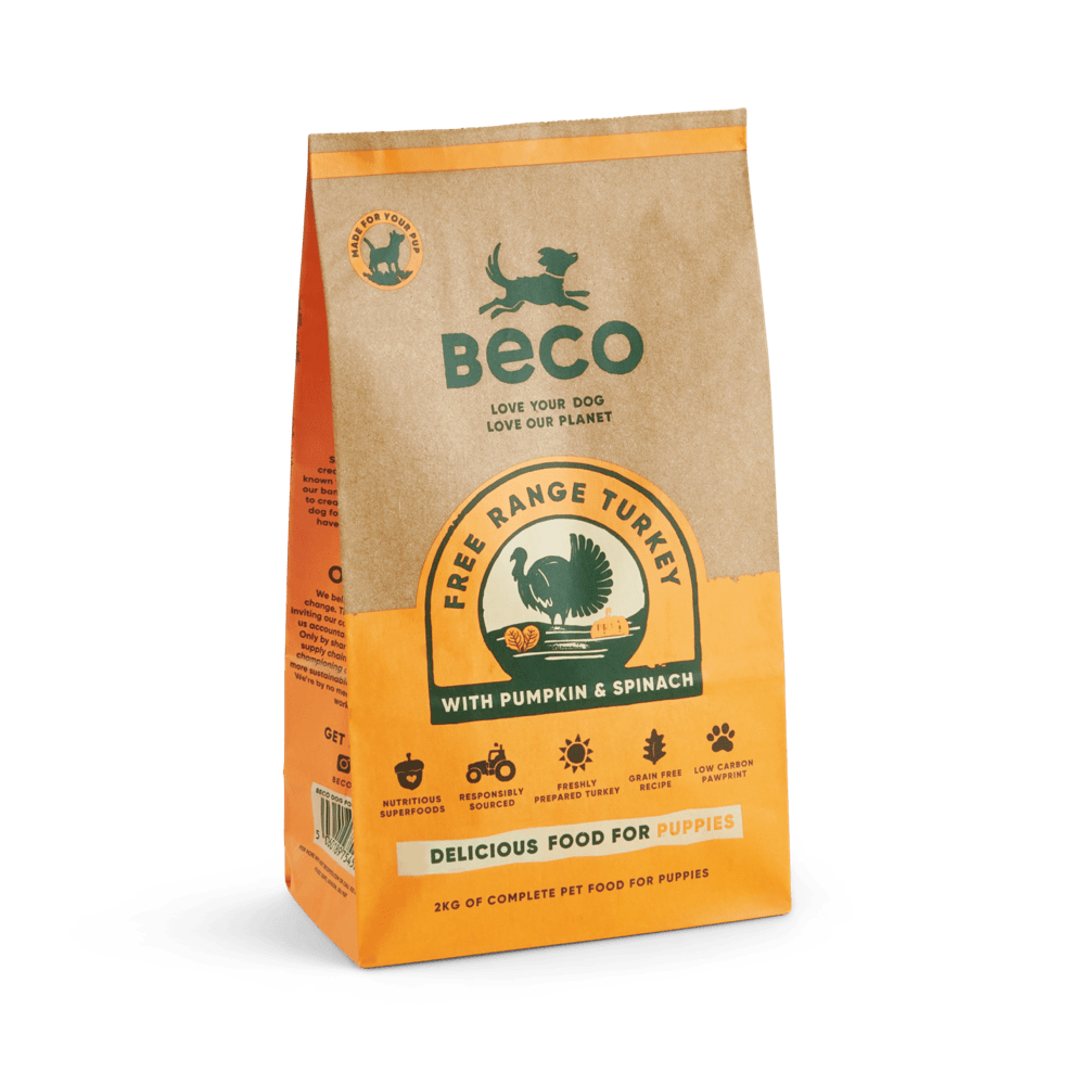 Beco Free Range Turkey Complete Dry Puppy Food 2kg