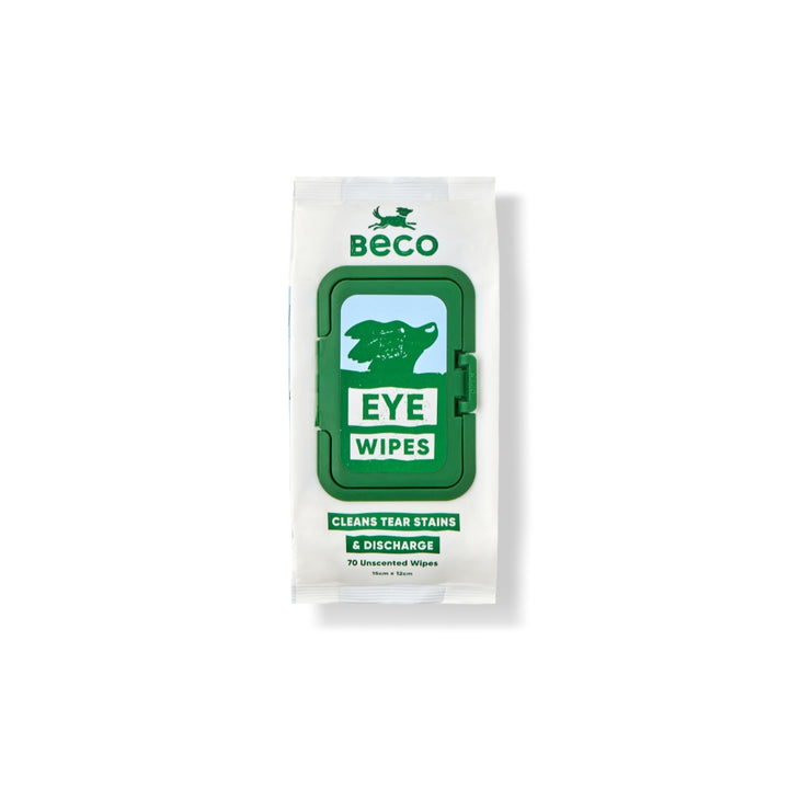 Beco Eye Wipes 70 Pack Unscented Gentle Pet Eye Cleaning Wipes Dogs Cats