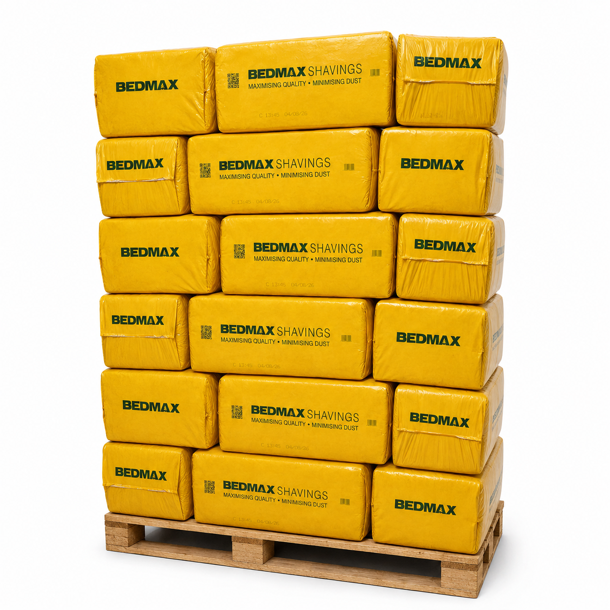 24 x Pallet of Bedmax Pine Shavings – 20kg (Low Dust Horse Bedding)