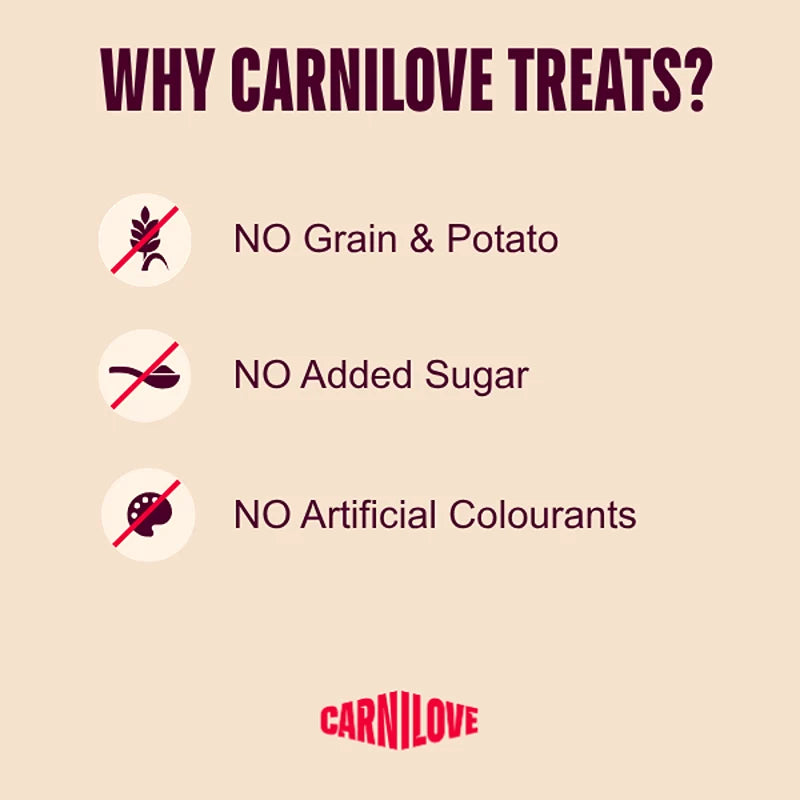 Carnilove Crunchy Salmon & Blueberries Dog Treats for Adult Dogs 200g