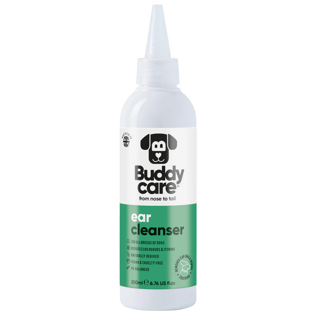 Buddycare Antibacterial Ear Drops for Pets – 200ml