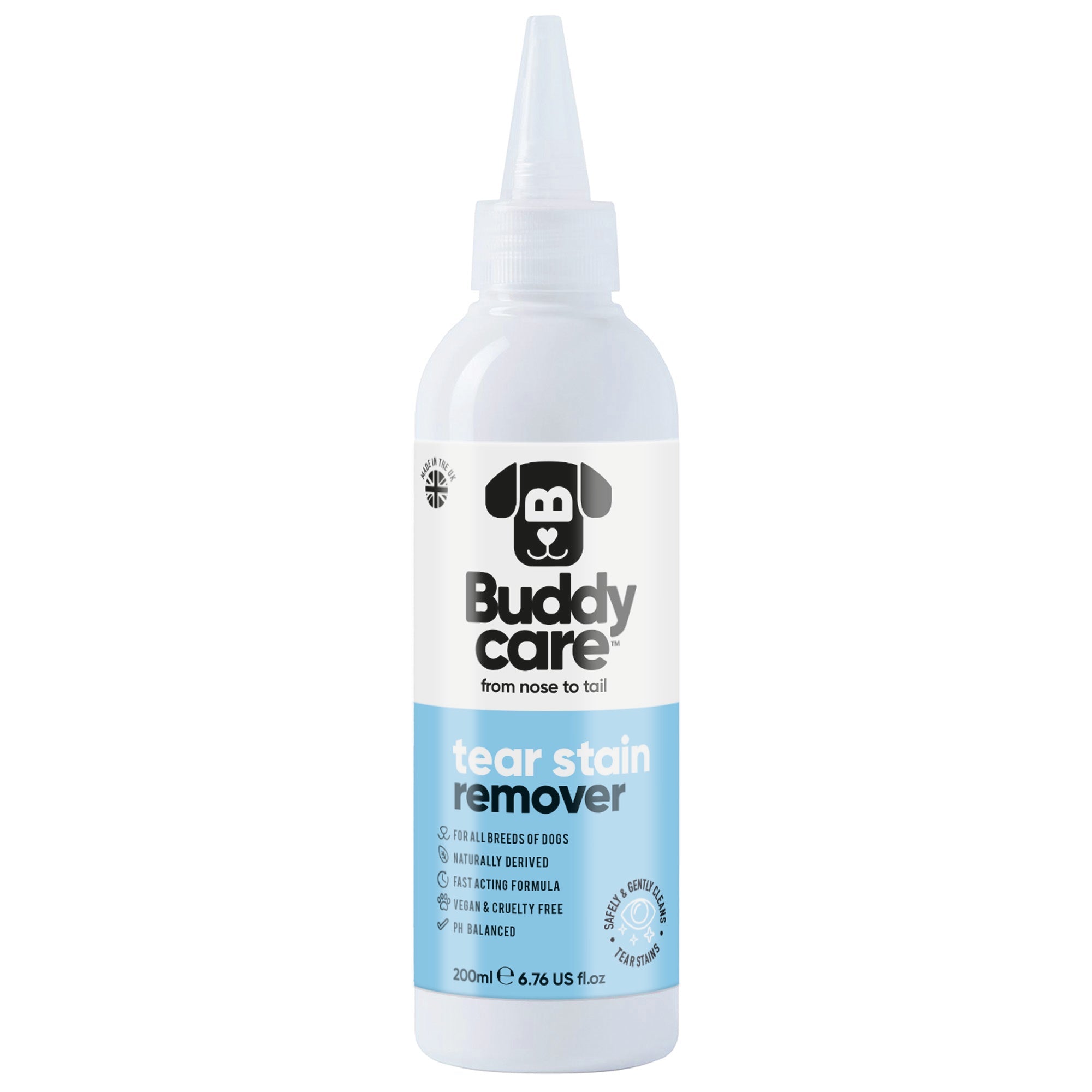 Buddycare Dog Tear Stain Remover 200ml bottle