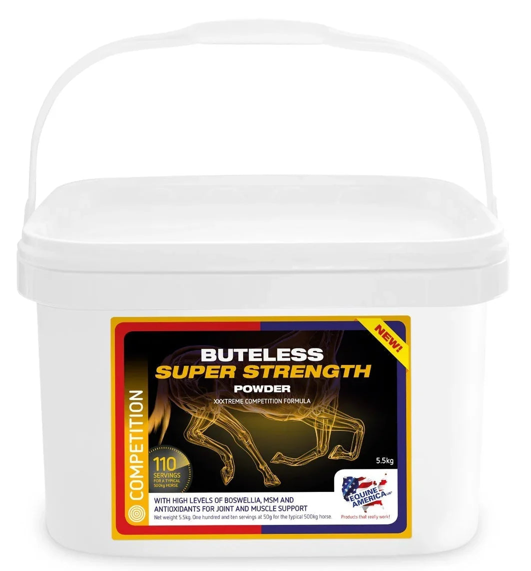 Equine America Buteless Super Strength Powder – 5.5kg Premium Joint & Mobility Support for Horses & Ponies
