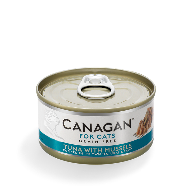 Canagan Tuna with Mussels Wet Cat Food for Kittens and Adults 75g
