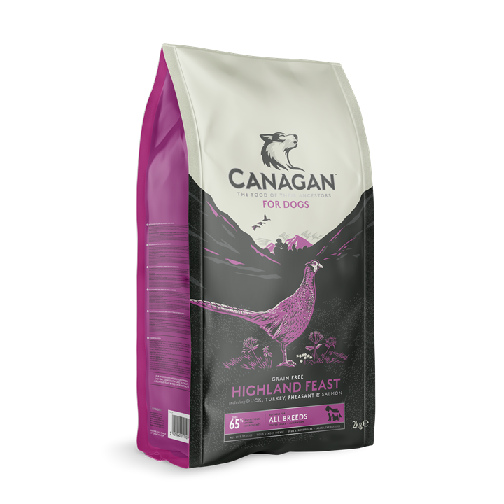 Canagan Highland Feast Dry Dog Food for Puppies & Adults 6KG