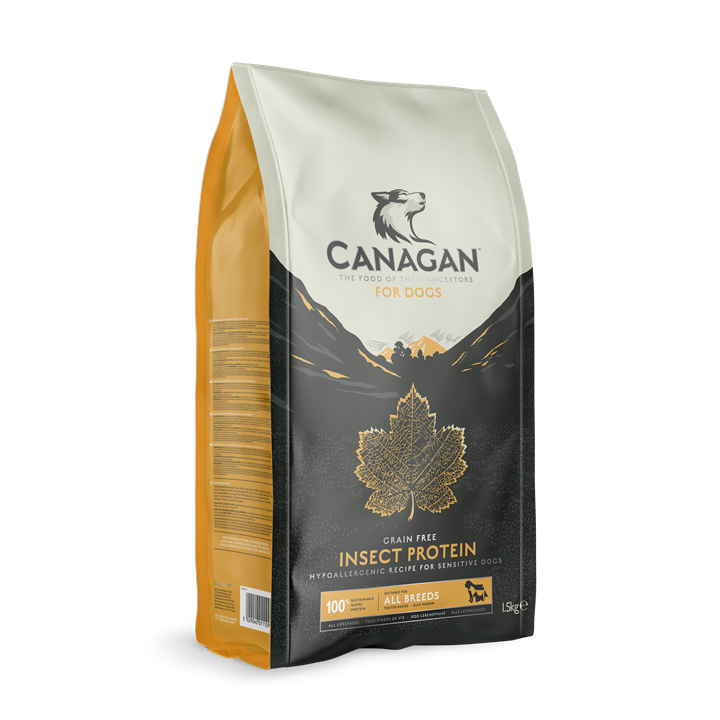 Canagan Insect Protein Dry Dog Food Grain Free for Puppies and Adults 10kg