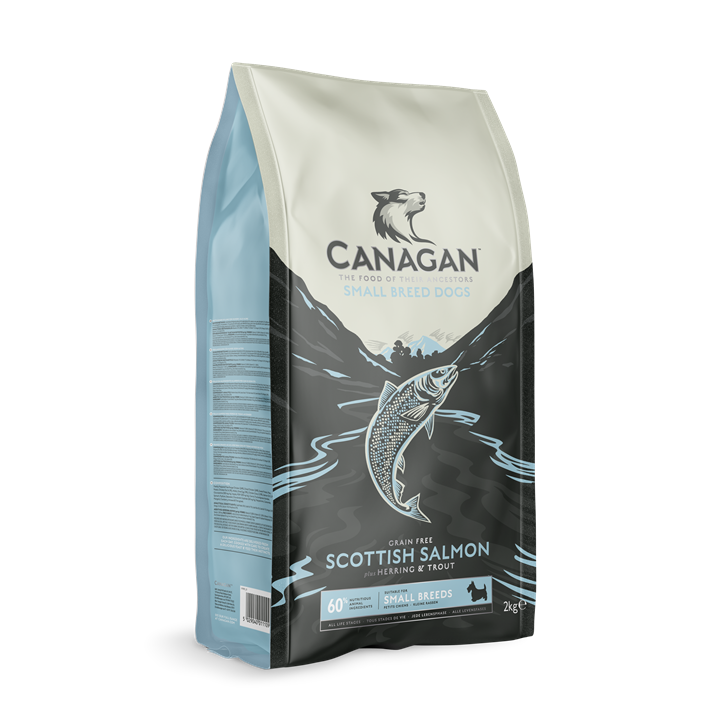 Canagan Small Breed Scottish Salmon Dry Dog Food for Puppies & Adults 6kg