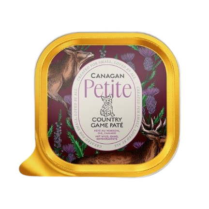 Canagan Petite Country Game Pâté for Small Dogs 100g – Grain-Free, Premium Wet Food